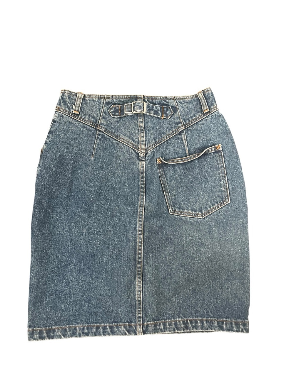 Vintage GAP Work Force Denim Skirt | High Waist Blue Jean Skirt | Size 9/10 - Picture 9 of 9
